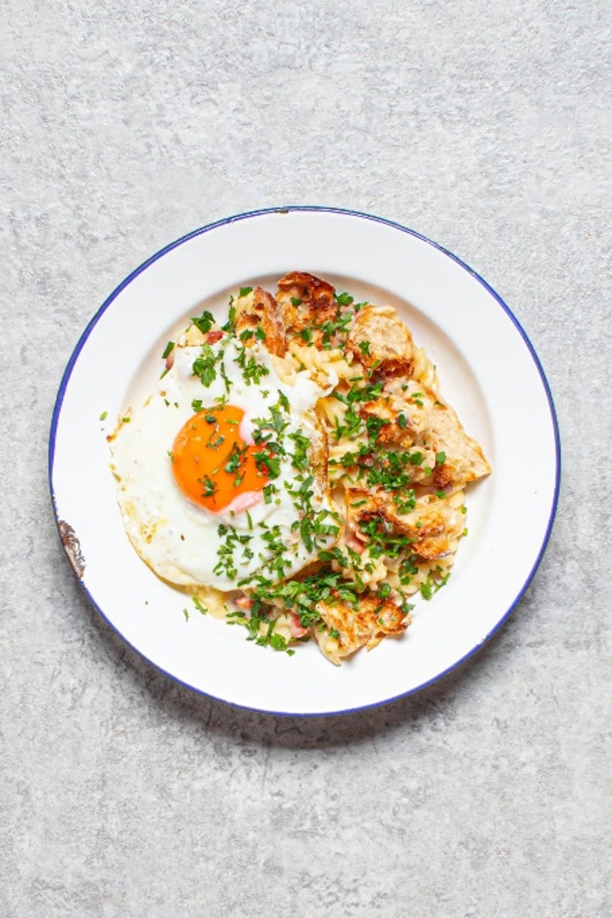 All the indulgence of a croque madame, reworked into a pasta bake that’s crisp on top, molten underneath and made for sharing (Sorted Food)