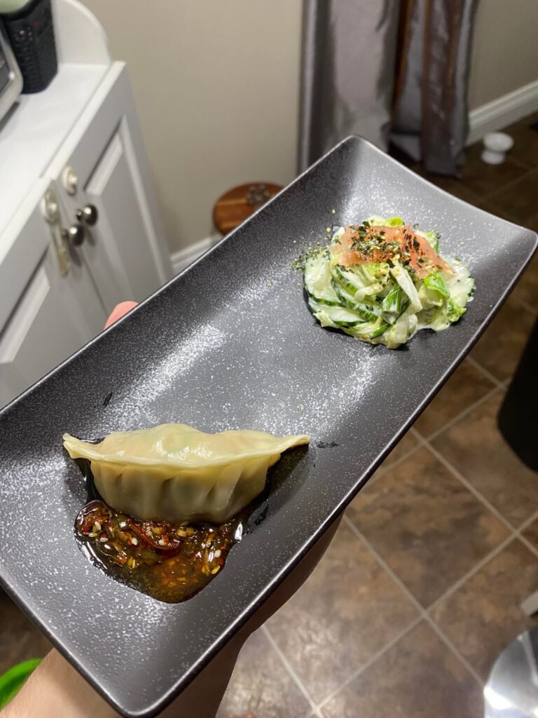 6 course Japanese inspired dinner I did for some good friends