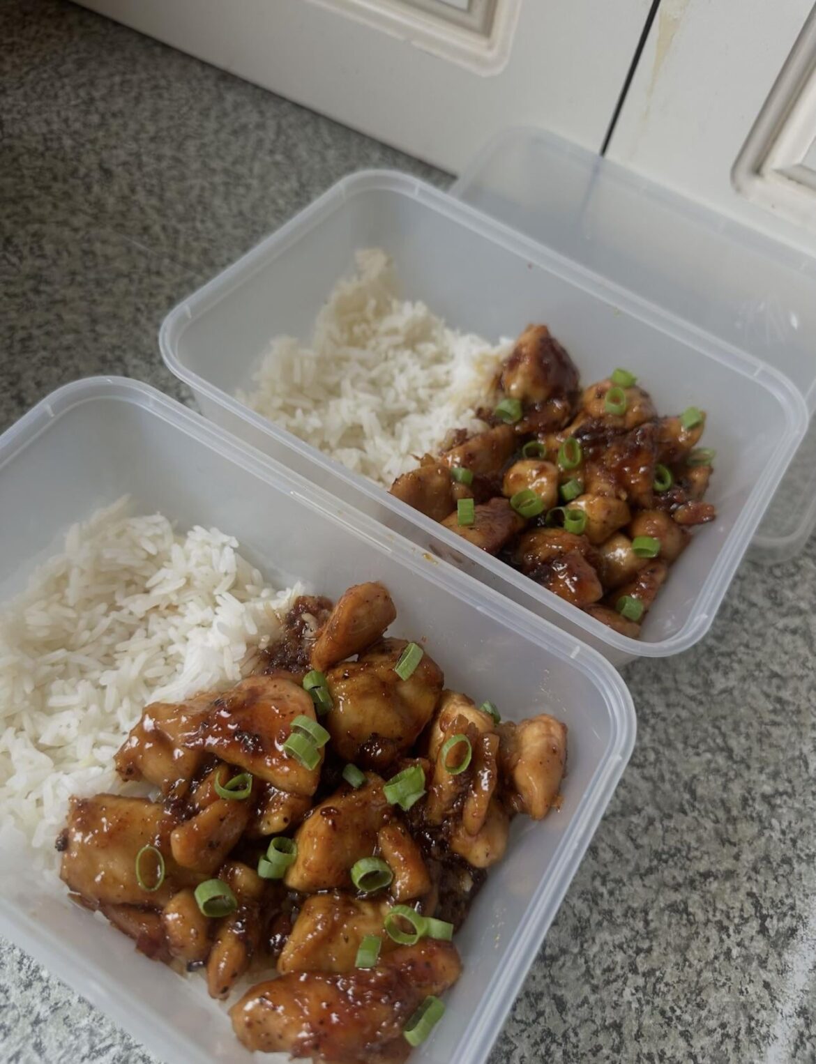 Sticky honey soy chicken bowls