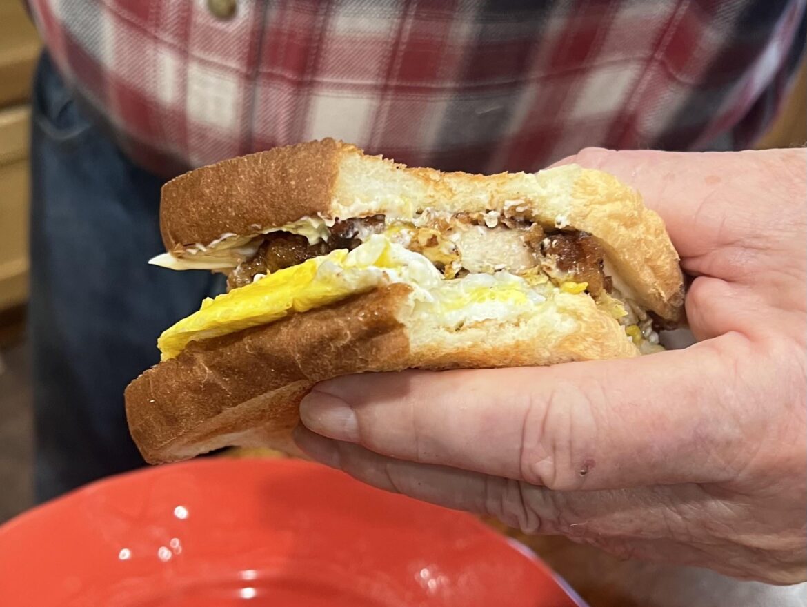 Egg & Pork Schnitzel Breakfast