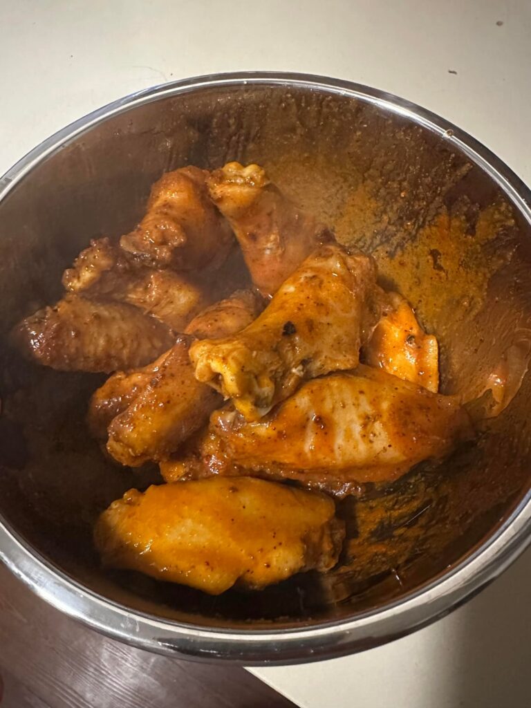 First attempt at buffalo wings!