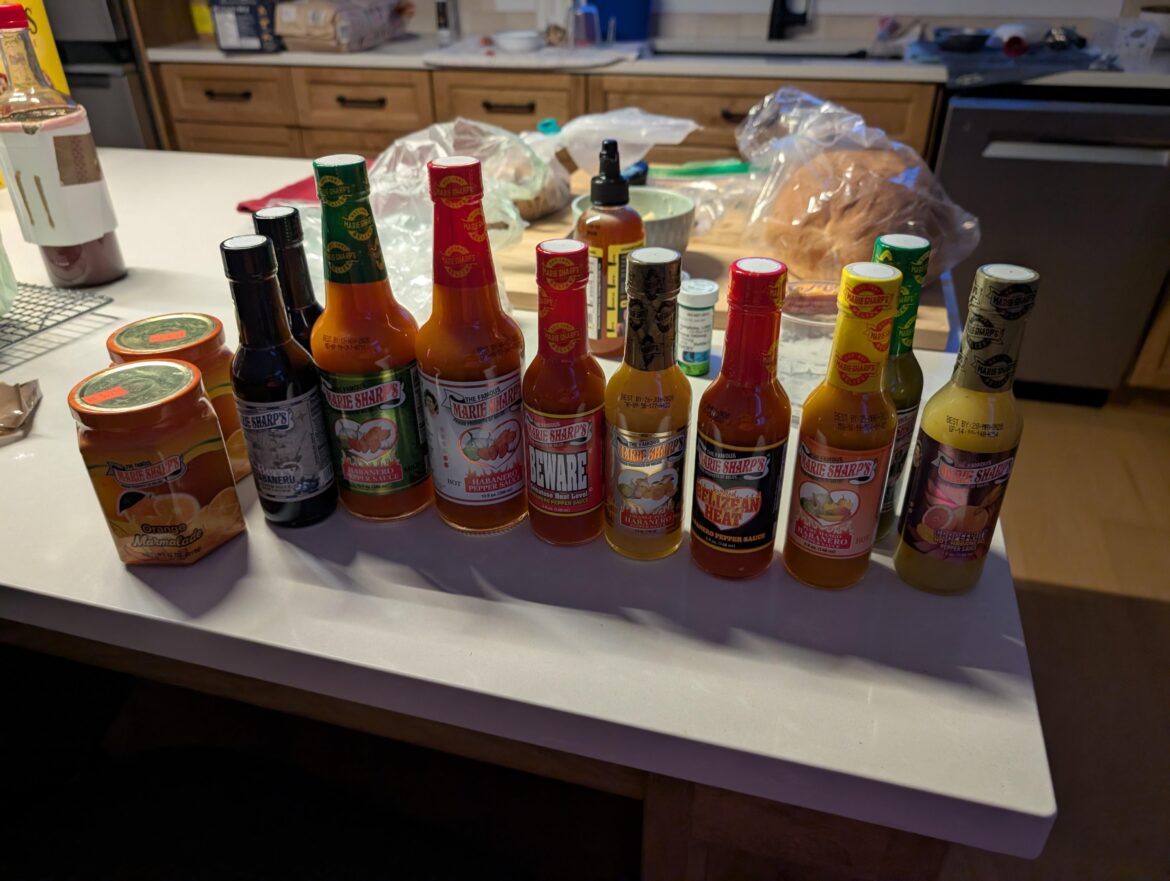 All survived the trip home in the packed bag