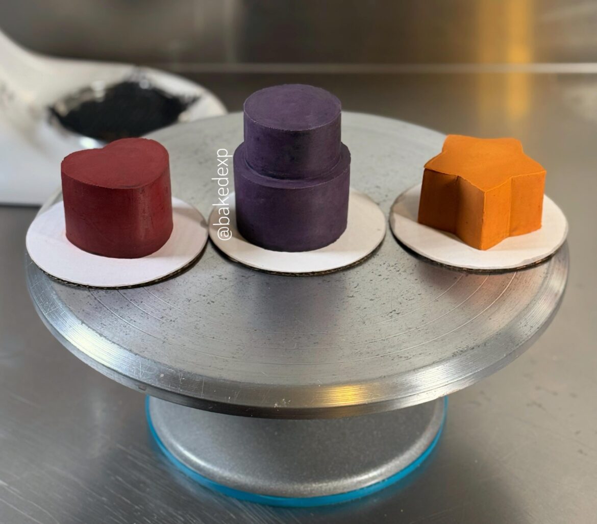 I made some very tiny cakes