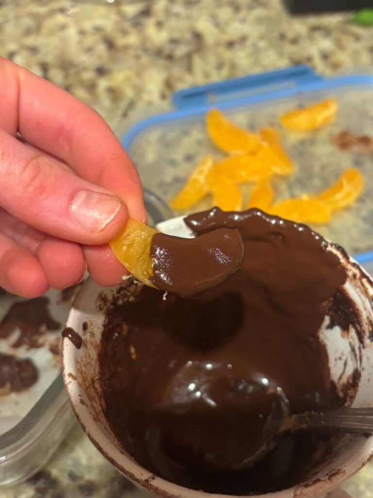 Chocolate Dipped Mandarins