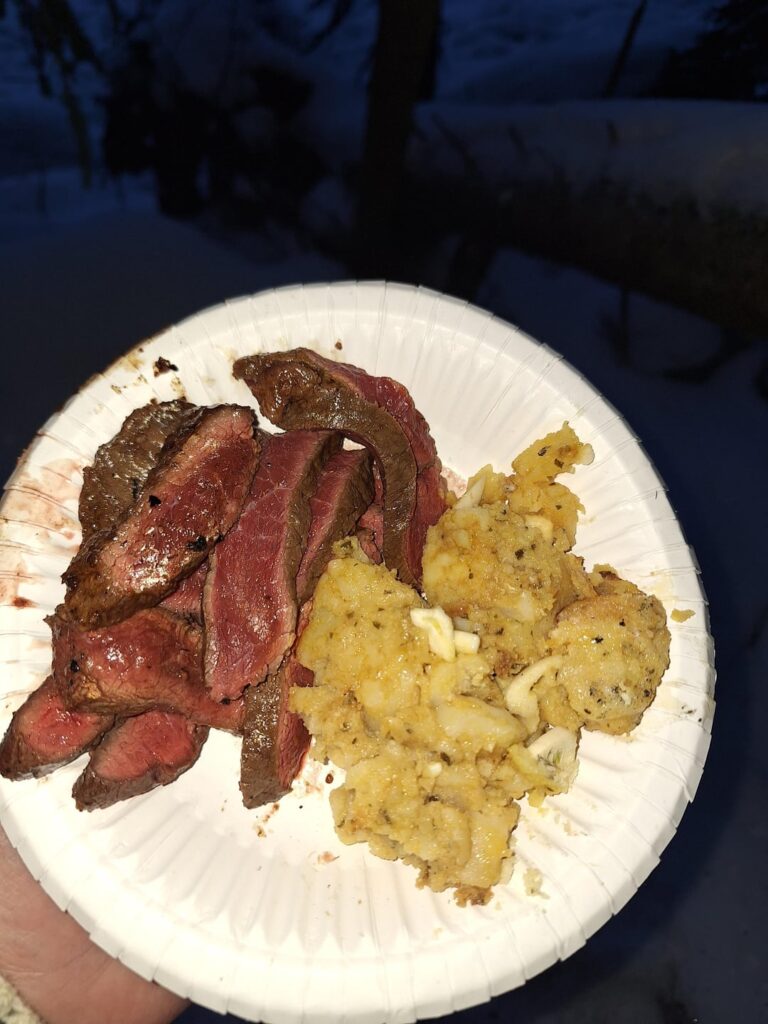 Cooking on fire today