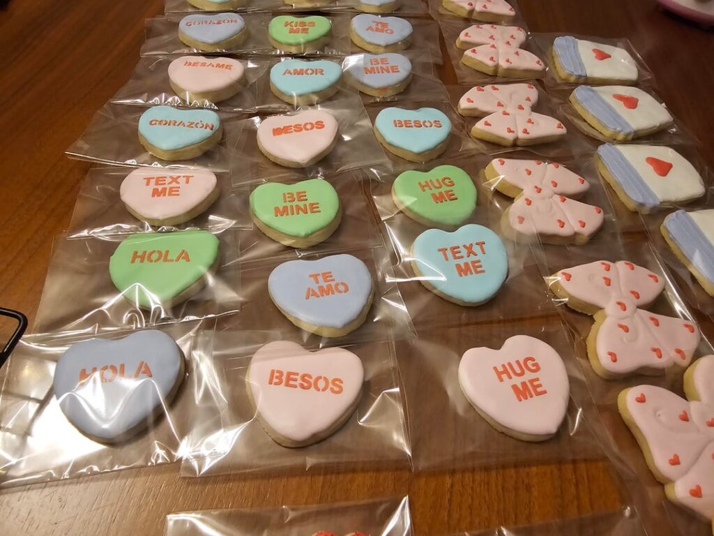 Valentines day cookies for coworkers