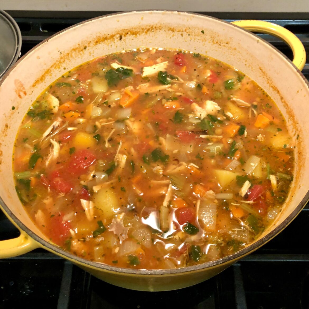 Semi homemade chicken soup