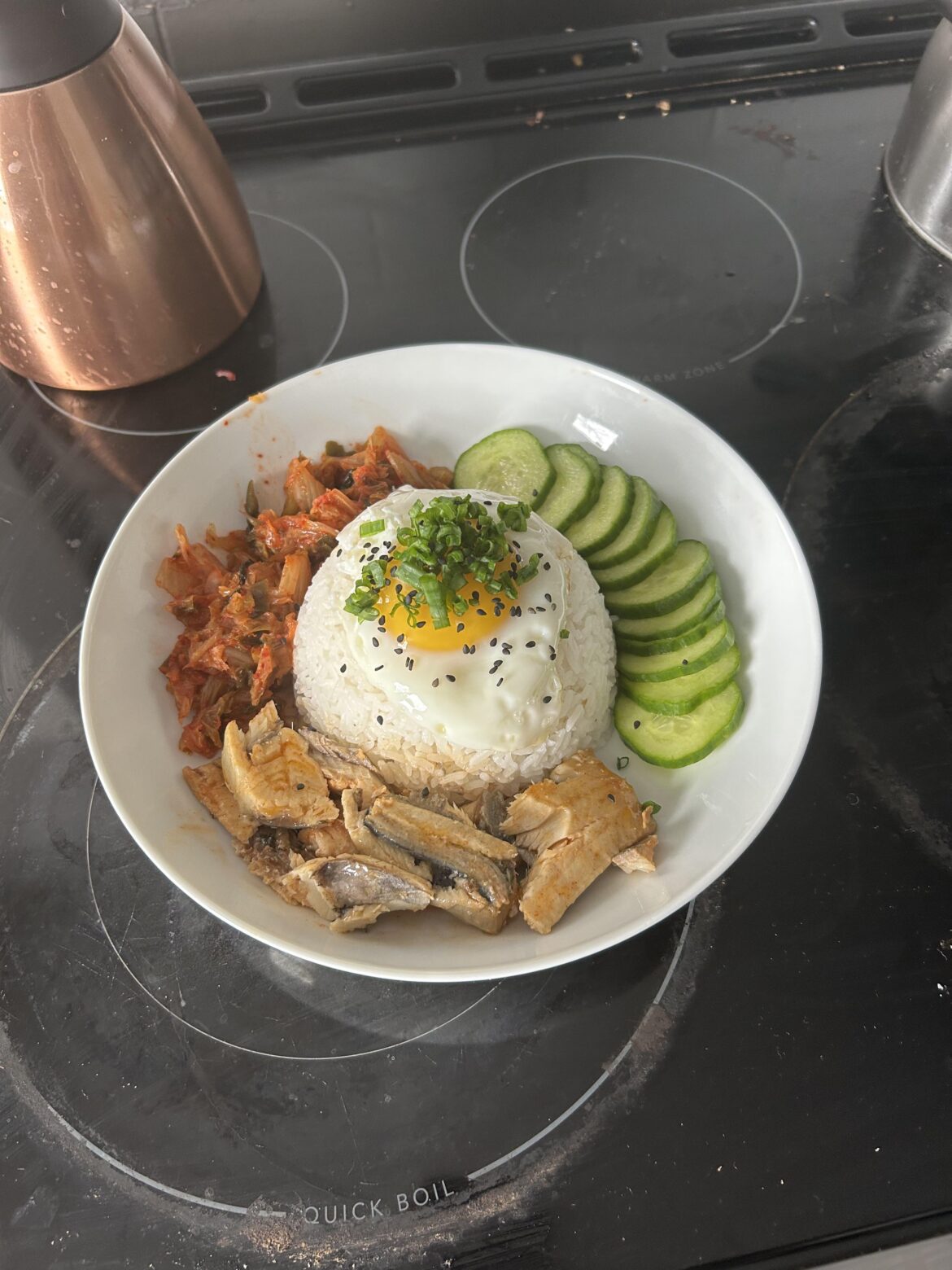 Please excuse the messy stove