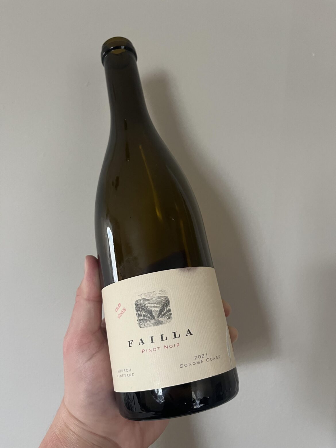 ‘21 failla sonoma PN Hirsch vineyard