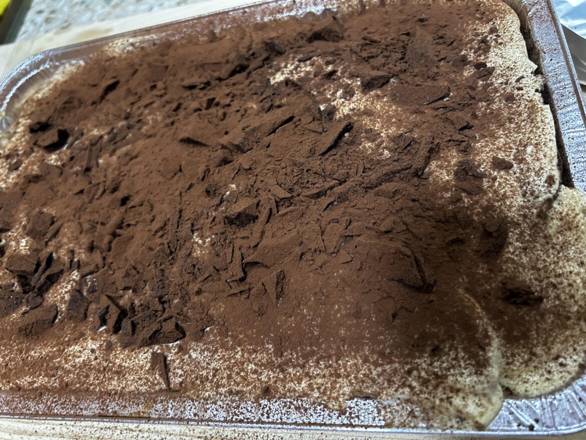 Tiramisu with pandoro!