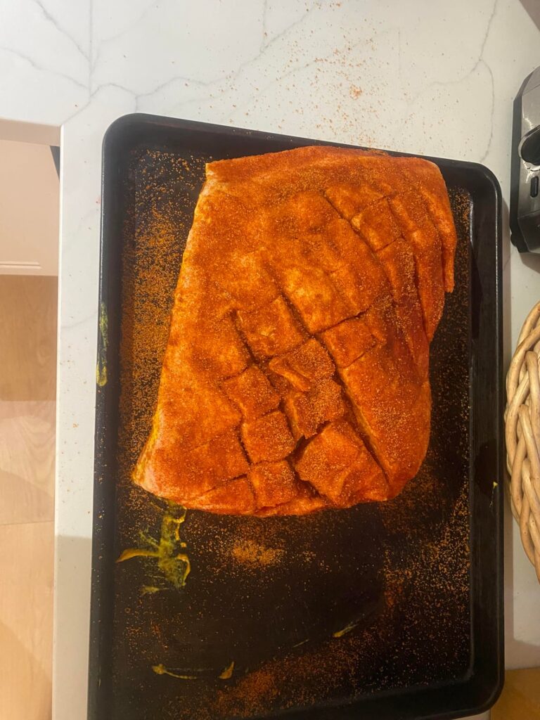 First cook - pork shoulder