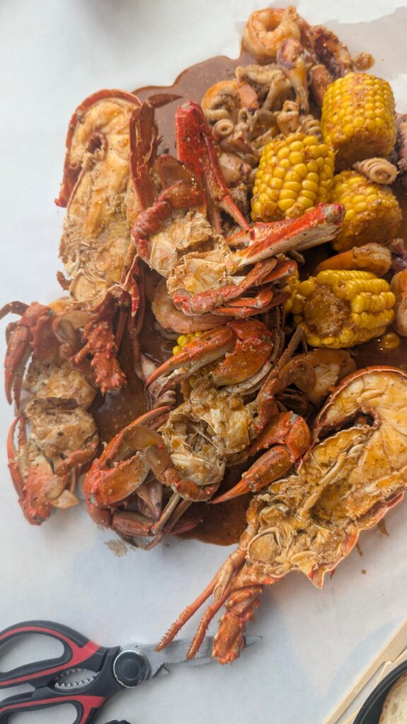 I had a seafood boil for dinner(OC)