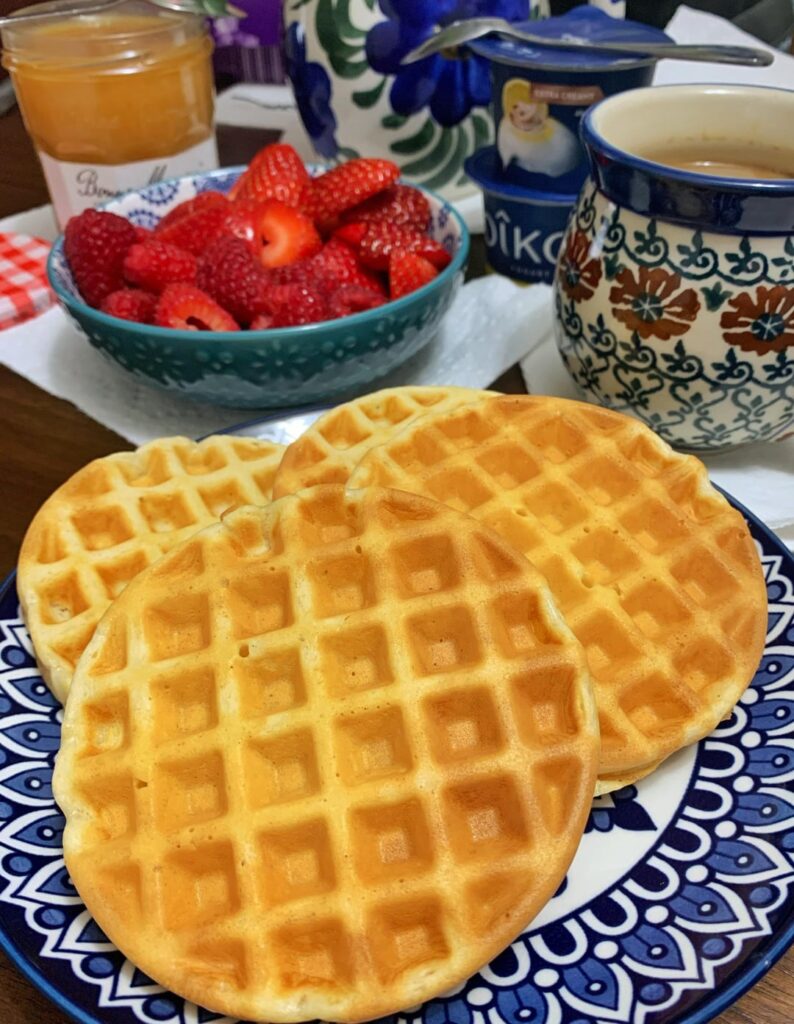 Mini waffle maker was my best impulse buy to date. 🧇🍓🍋