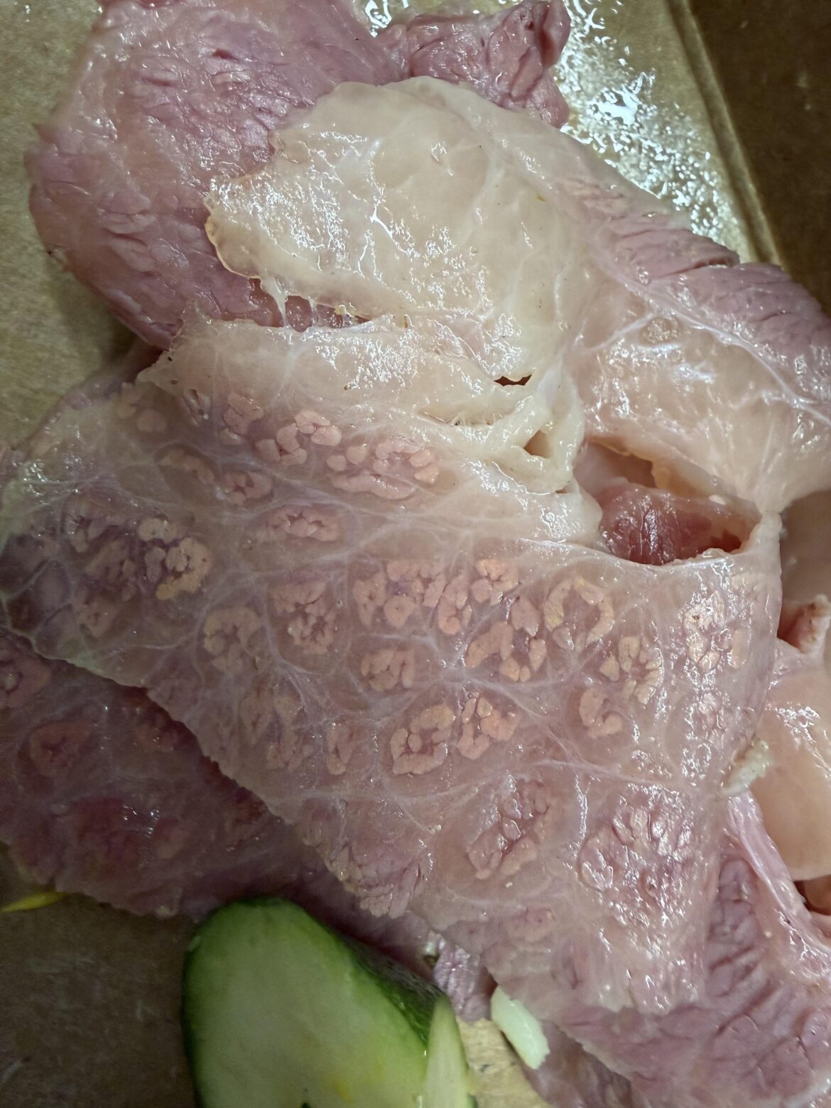 Weird rings in pastrami?