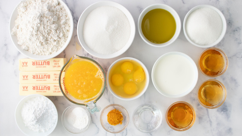 Ingredients for DeFazio's Italian hangover cake