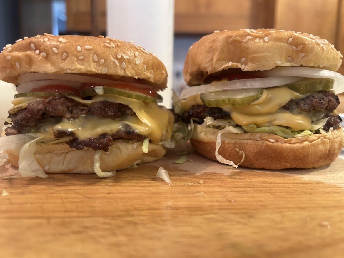 Made some classic doubles for me and my dad