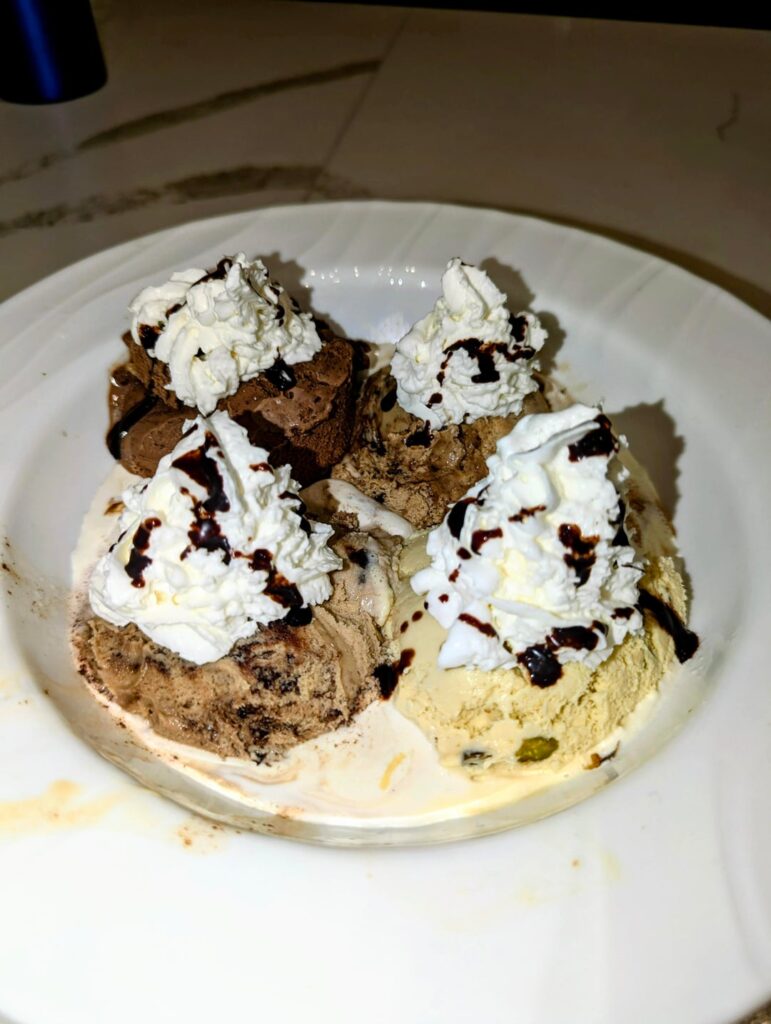 Snowed in Blizzard Super Bowl Sundae