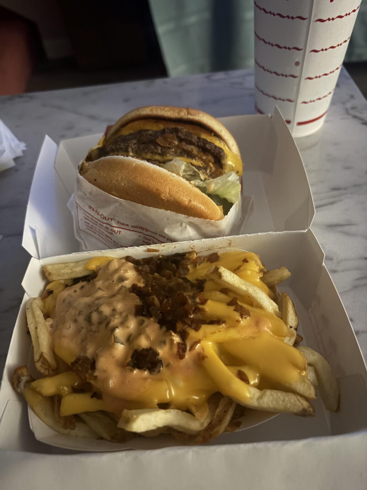 In-N-Out on a Friday Night!