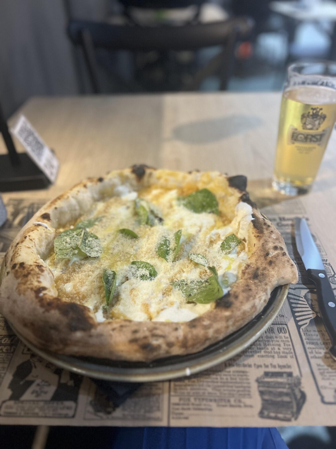 Pizza Quattro formaggi & birra 🤤
