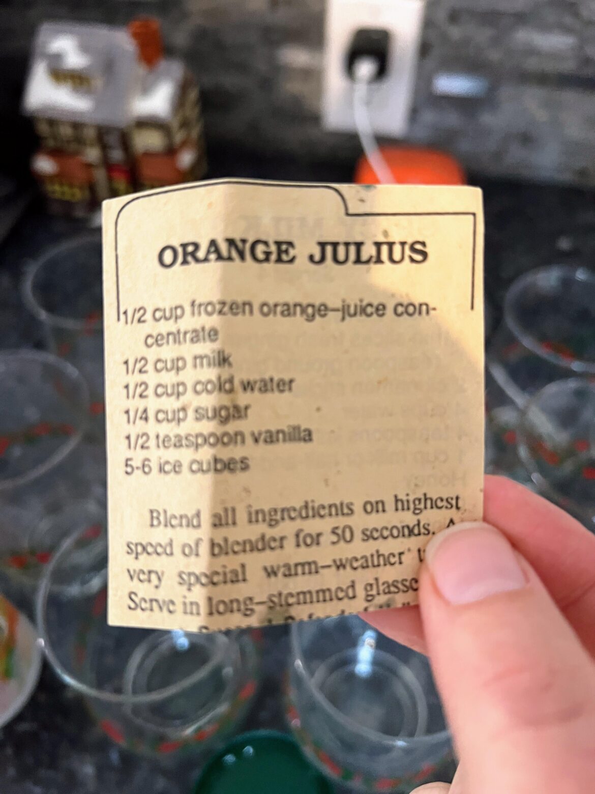 Orange Julius (a Christmas morning tradition!) Orange Julius (a Christmas morning tradition!)