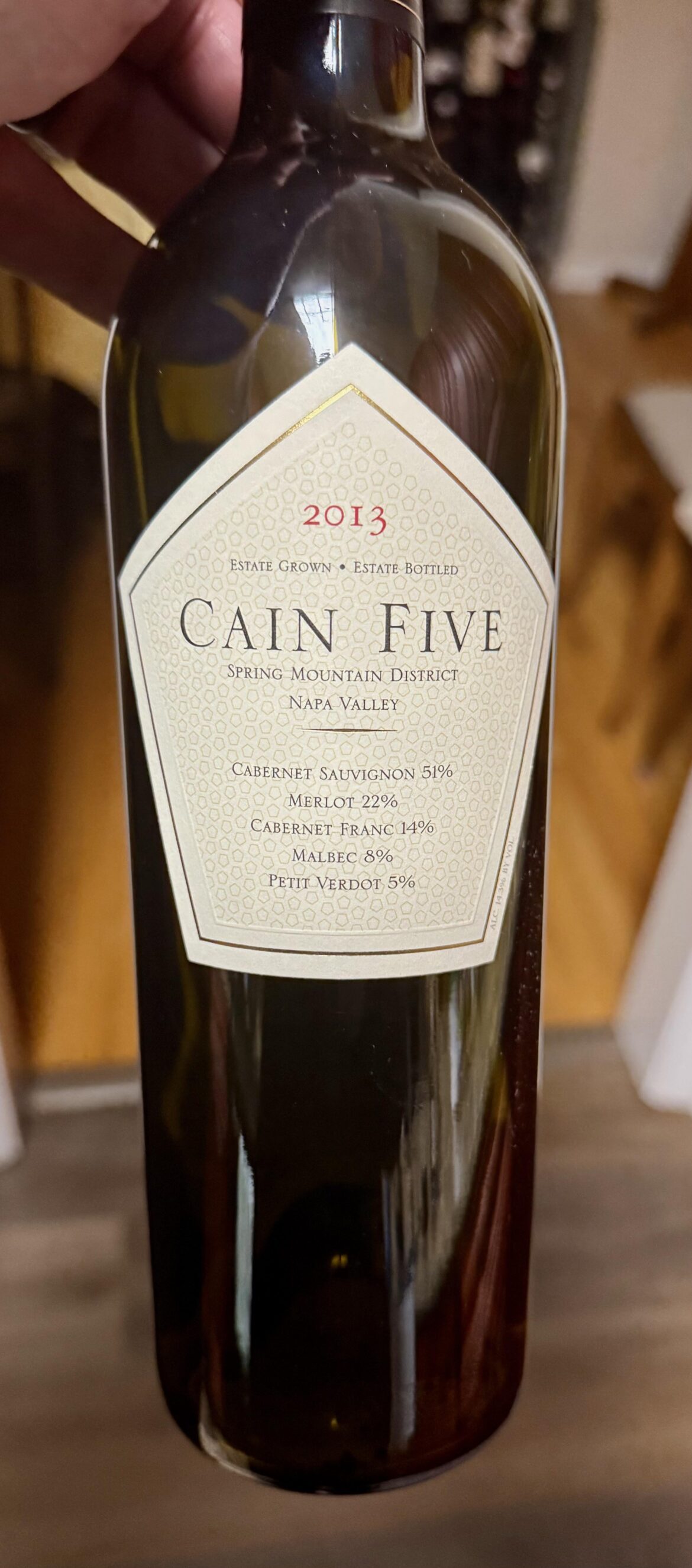 2013 Cain Five