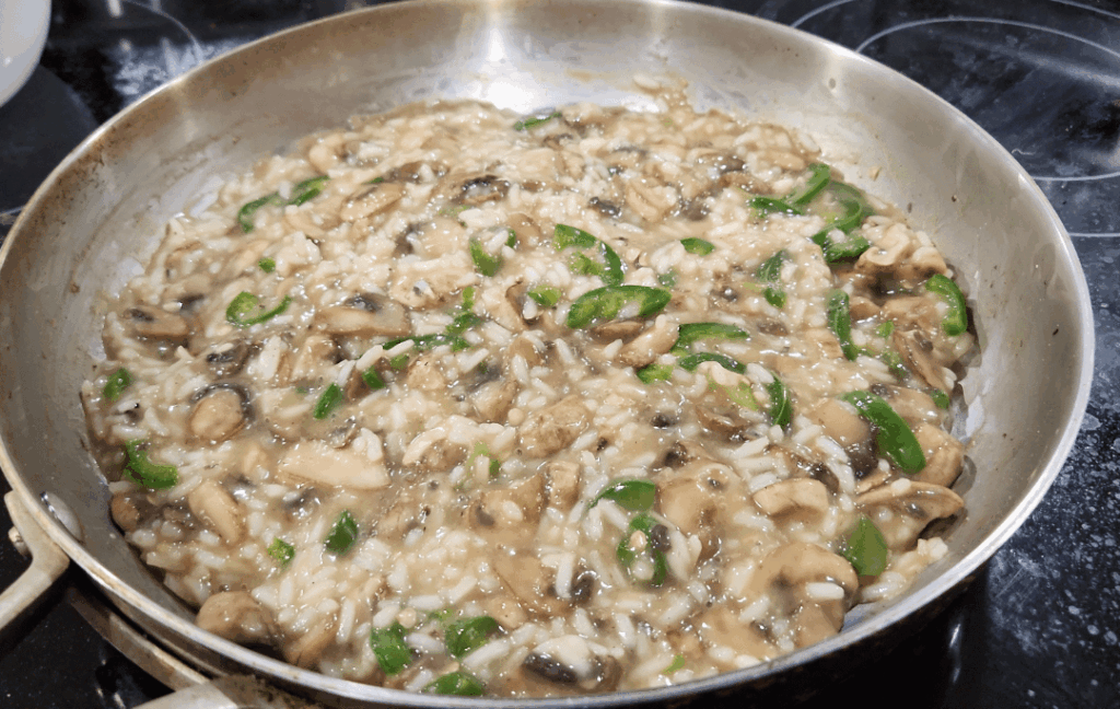 Faux mushroom risotto