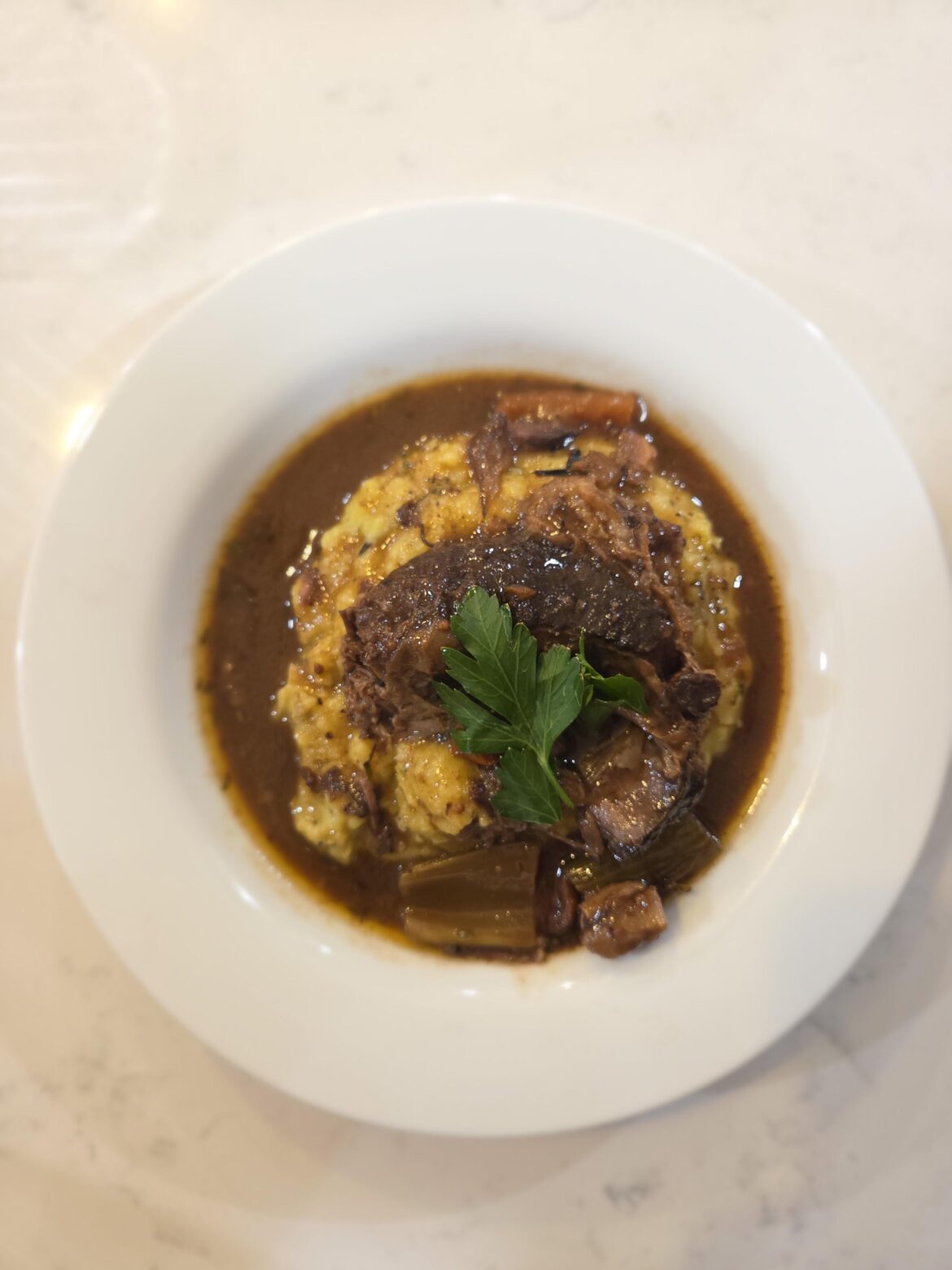 [homemade] Chuck Roast with Rosemary Butter Mashed Potatoes