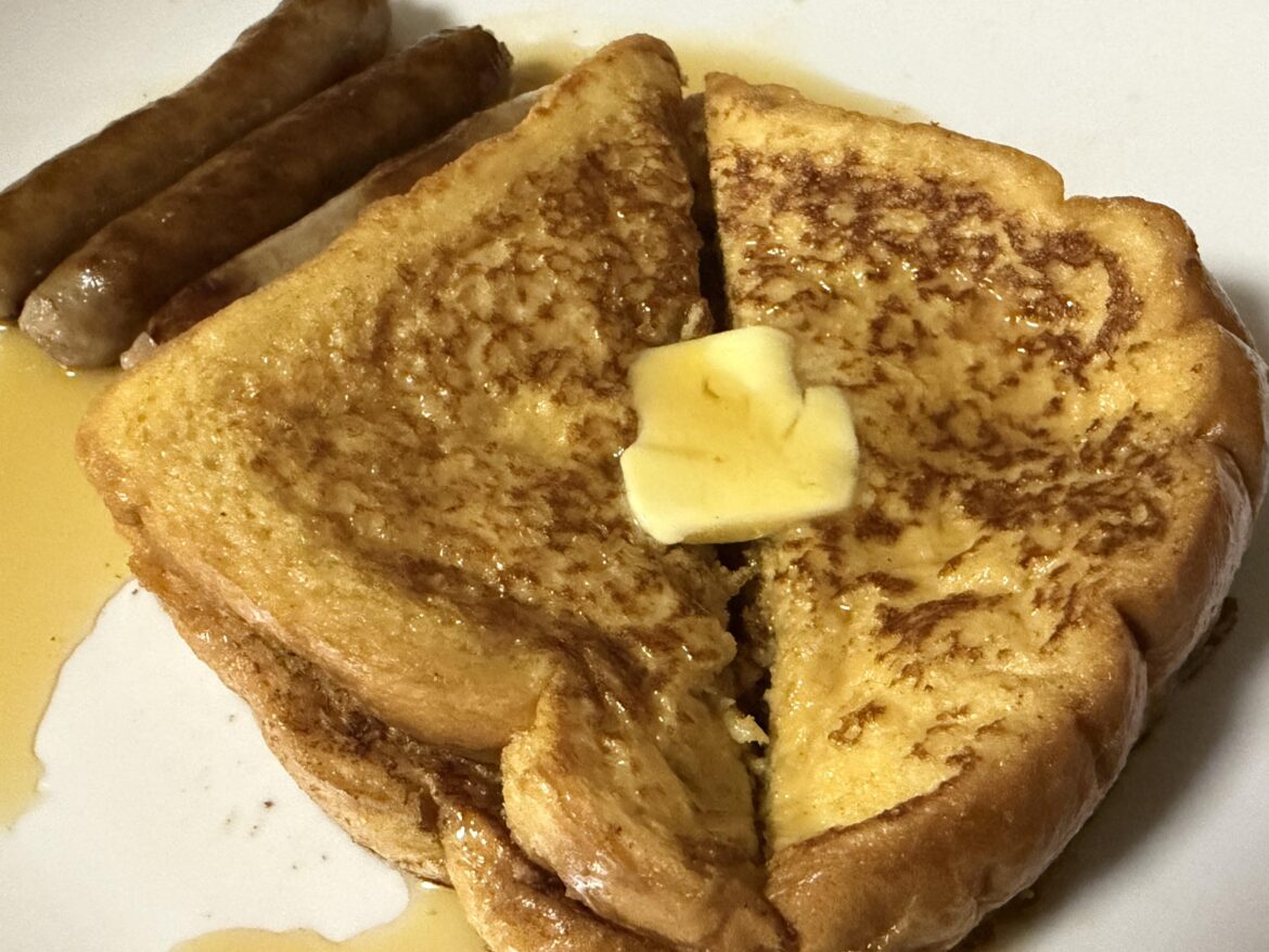 French toast & sausage
