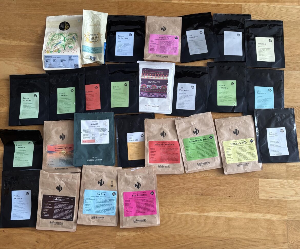[Norway] Almost all the Coffee I Brewed at Home in 2025