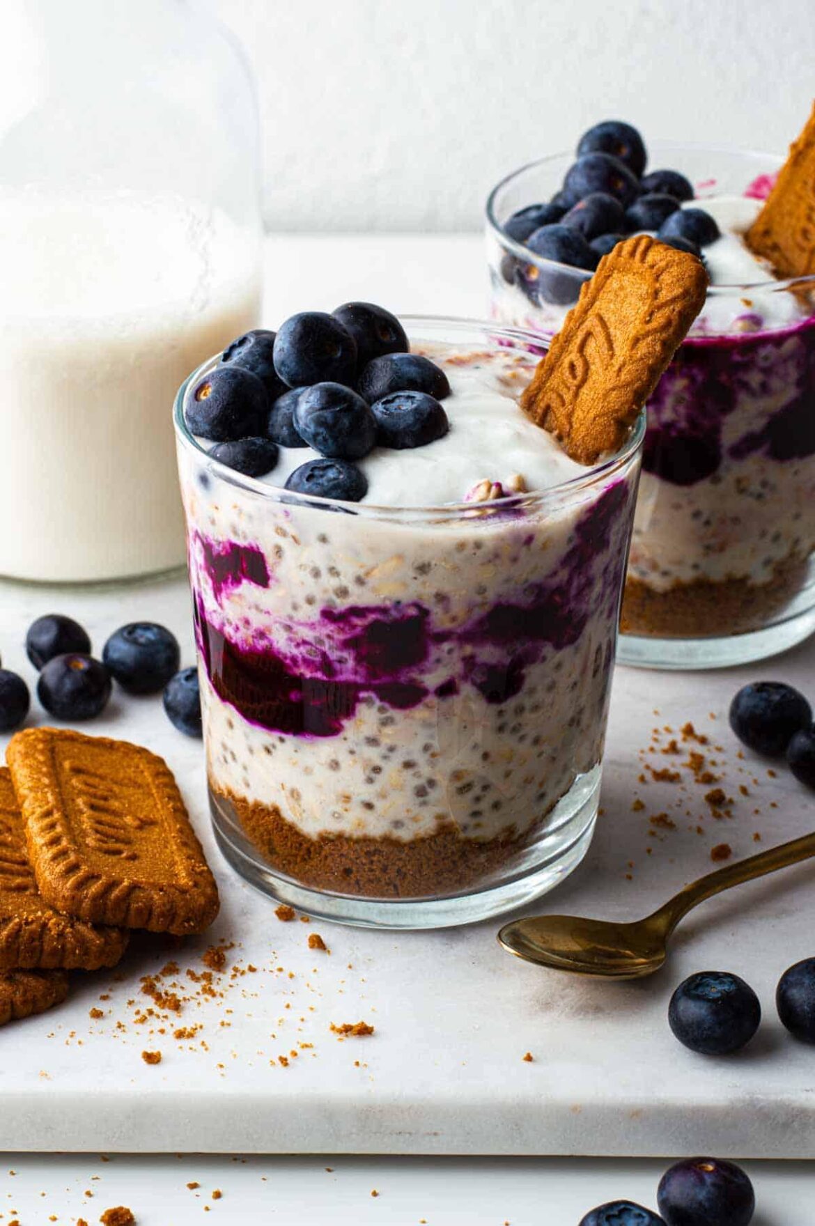 Blueberry Cheesecake Overnight Oats