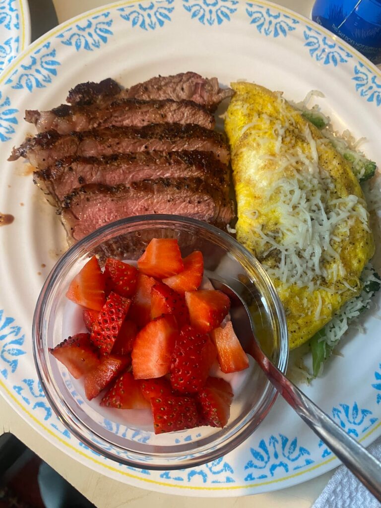 Worked later than usual, so I surprised my partner with breakfast this morning