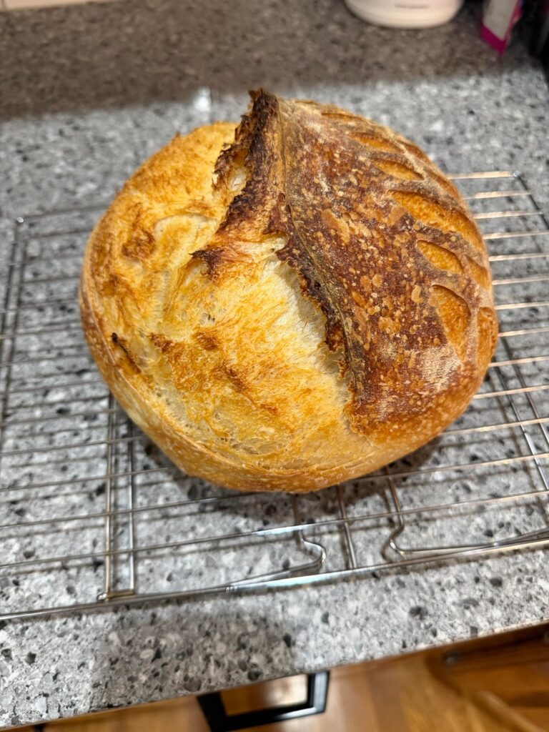 First ever loaf with new starter!
