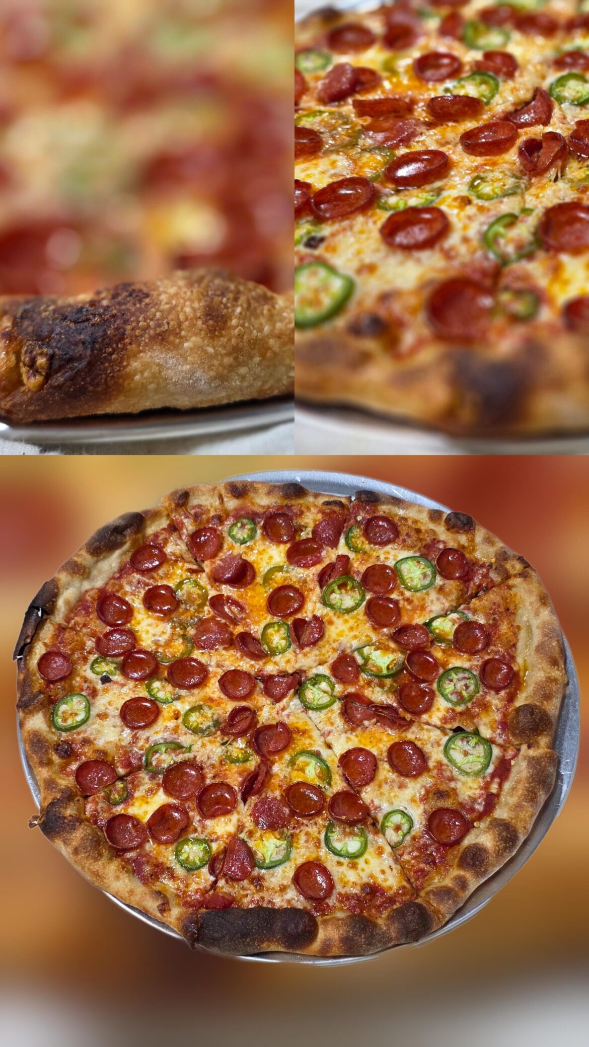 How would you feel if you were given this at a pizza spot? Pepperoni and jalapeños NY style.