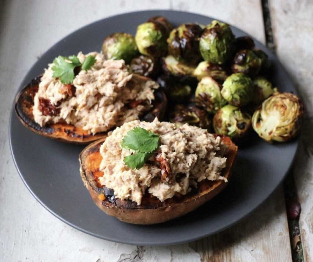 Roasting Brussel sprouts it air fryer is a game changer