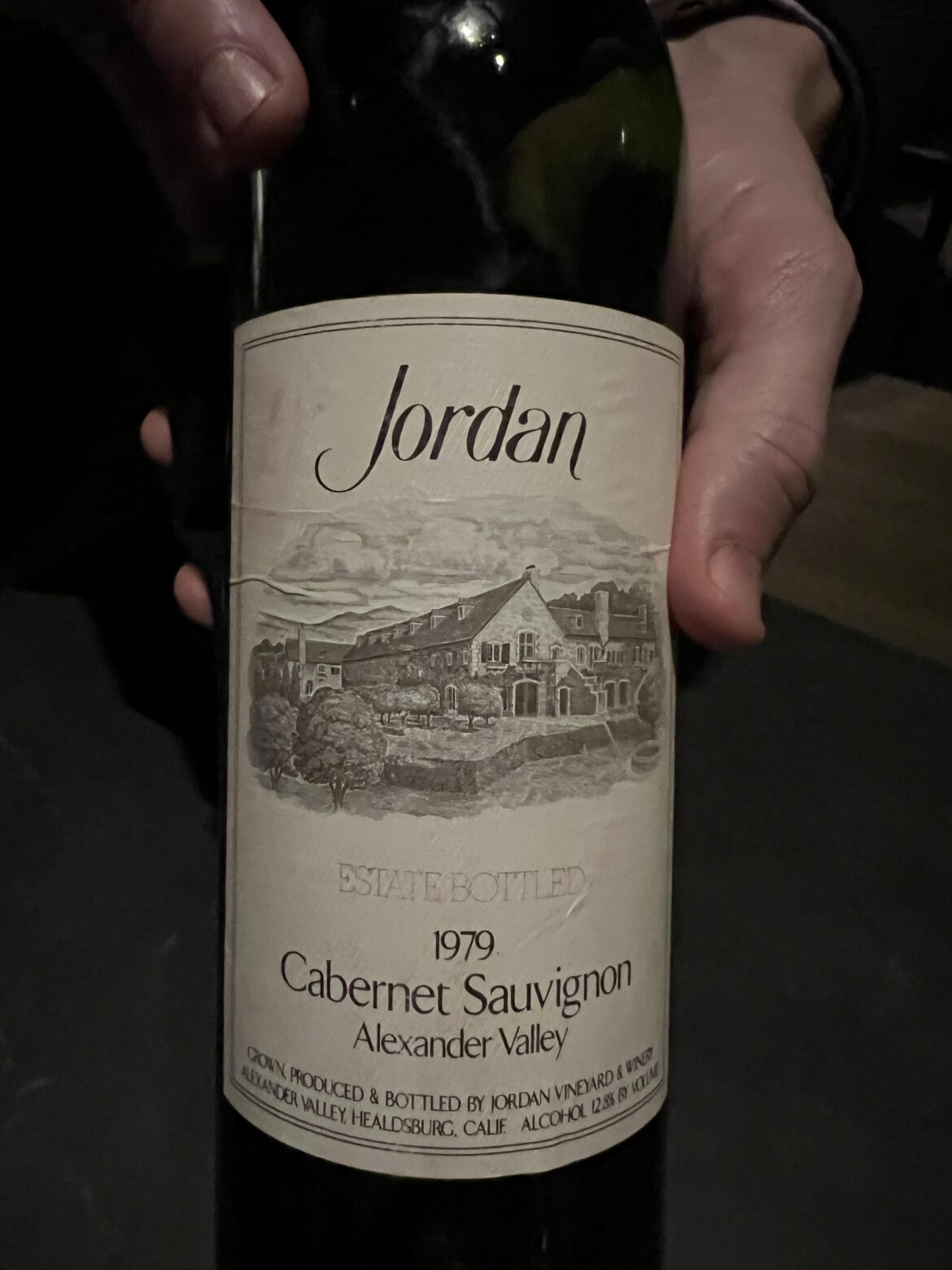 Just had Jordan 1979 cab. wow.