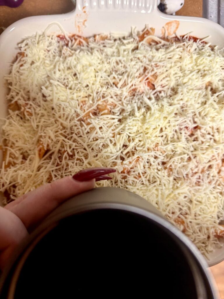 Monday night, boxed pasta night