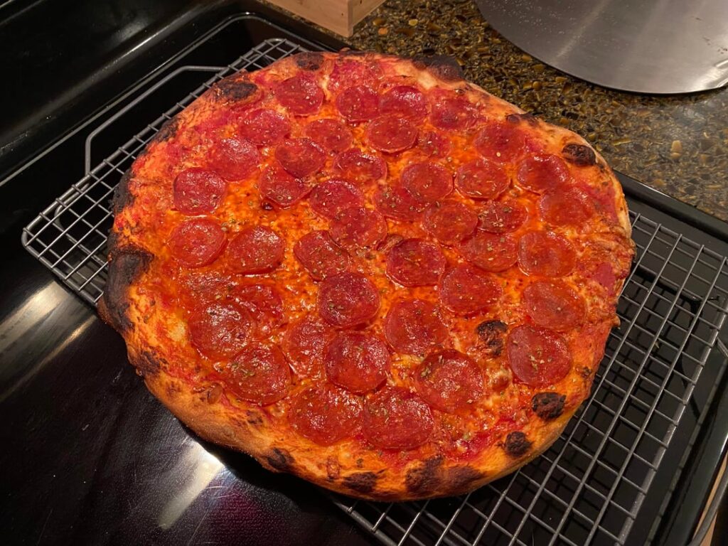 Dialing in my NY style. Same day dough.