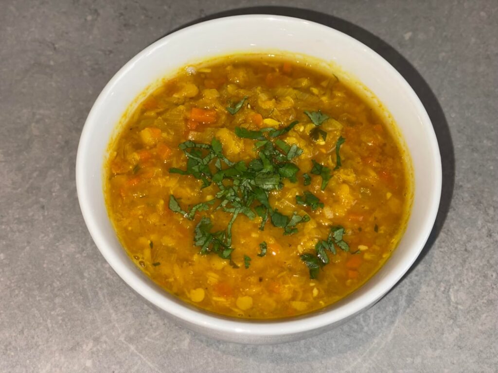 Absolutely love this Winter recipe for Spiced Indian Lentil Dahl Soup.