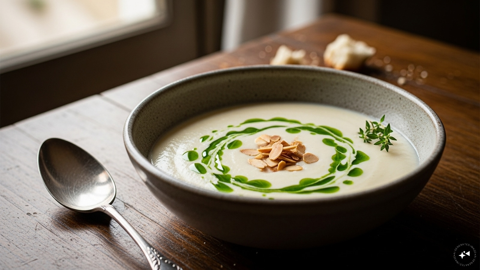 Potage d’Amandes: An almond-based soup or custard, delicately nutty and likely served as a refined starter to gently awaken the palate.
