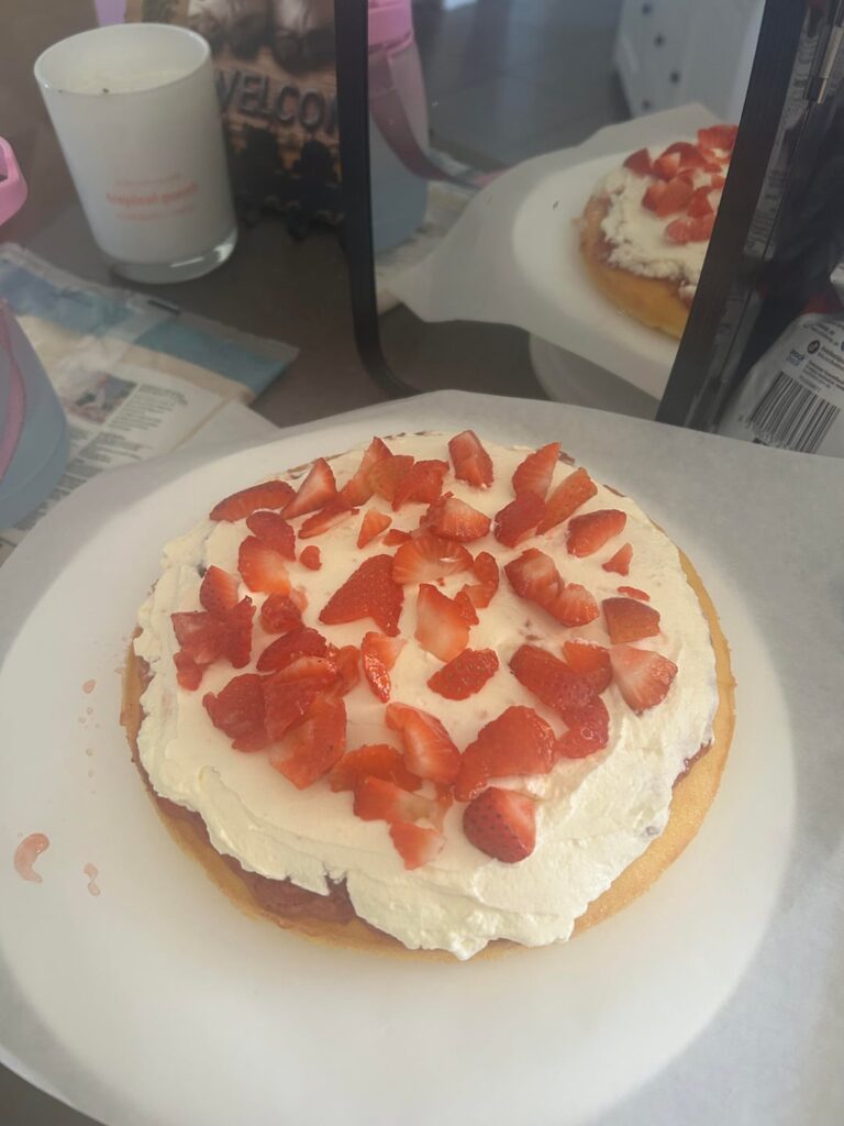 First ever sponge cake