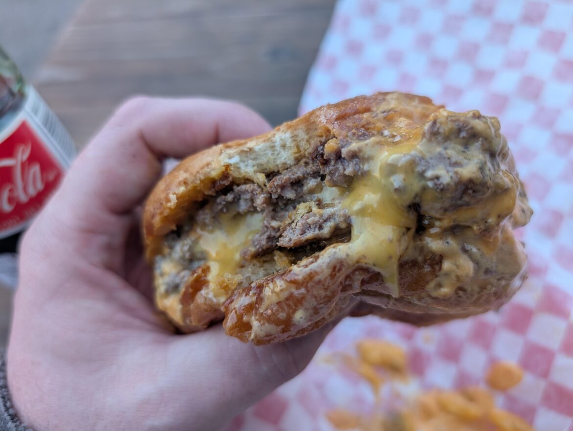 Juicy Lucy at Lo's Burgers; Portland OR