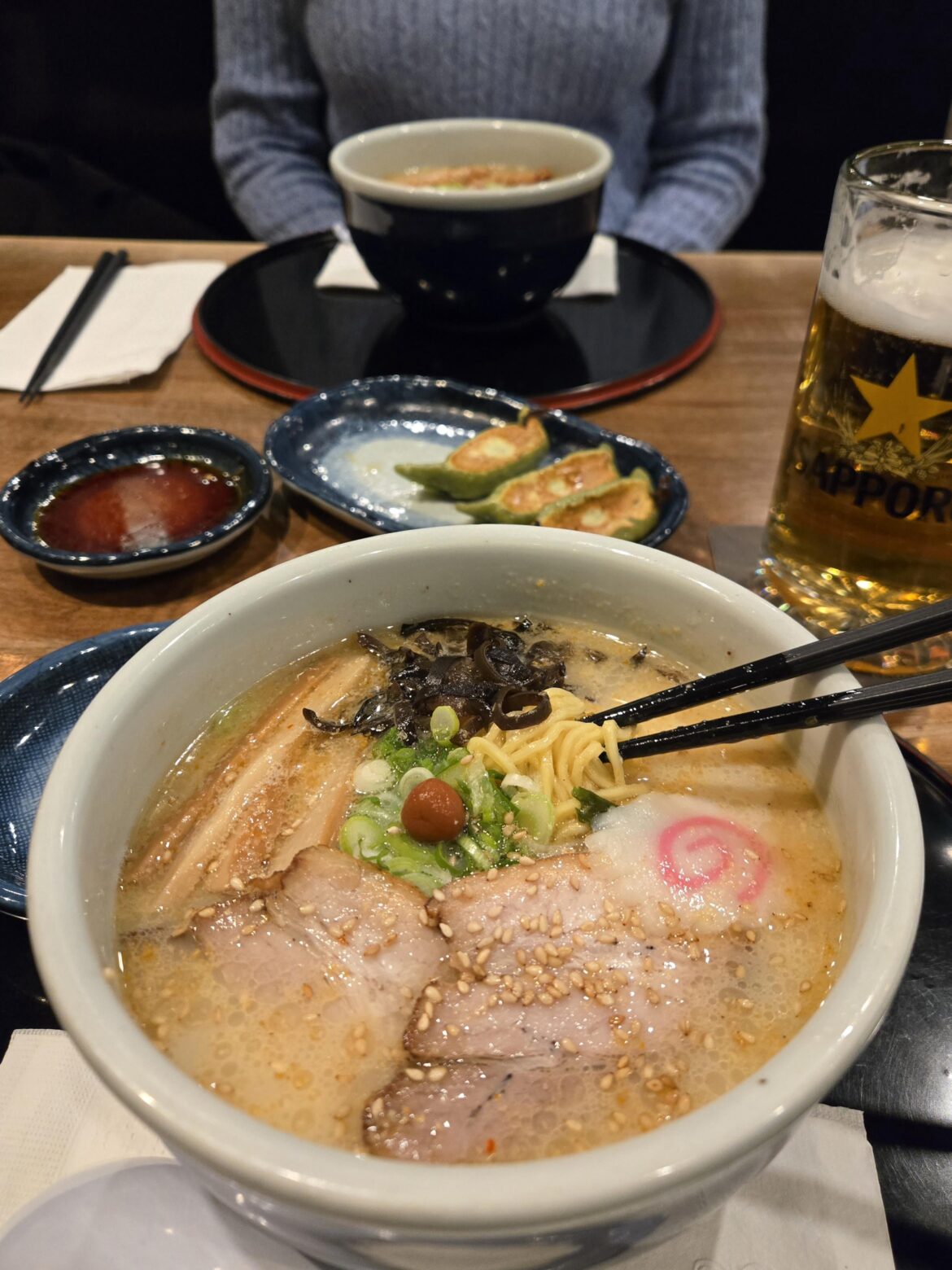 Hokkaido Santouka midtown with a reservation hitting on this -15C evening Hokkaido Santouka midtown with a reservation hitting on this -15C evening