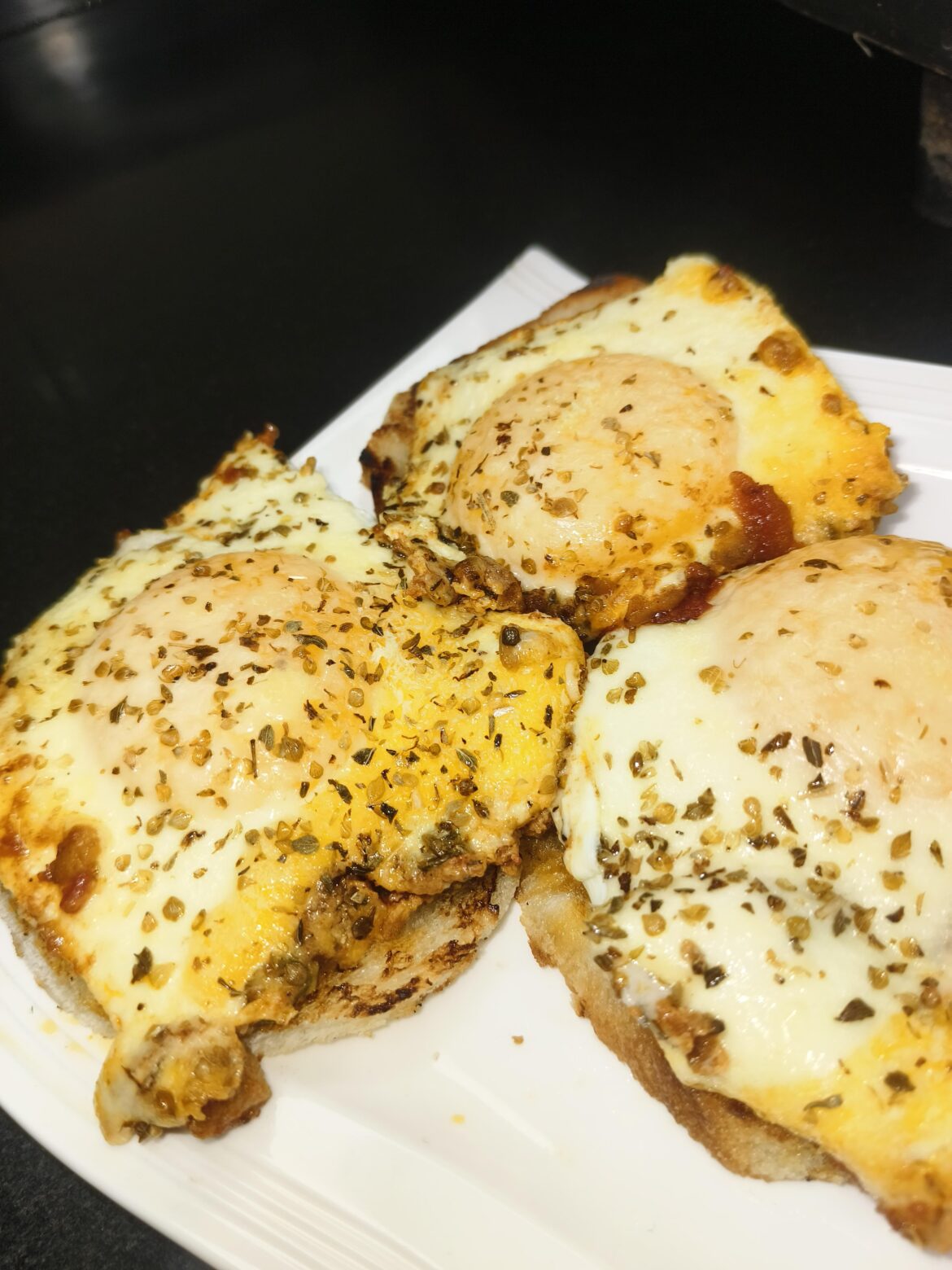 Turkish Omelletes on Toast Bread