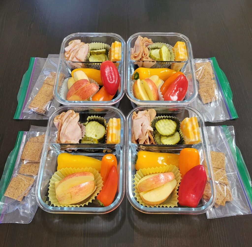 Lunch and Dinners prepped for the week!