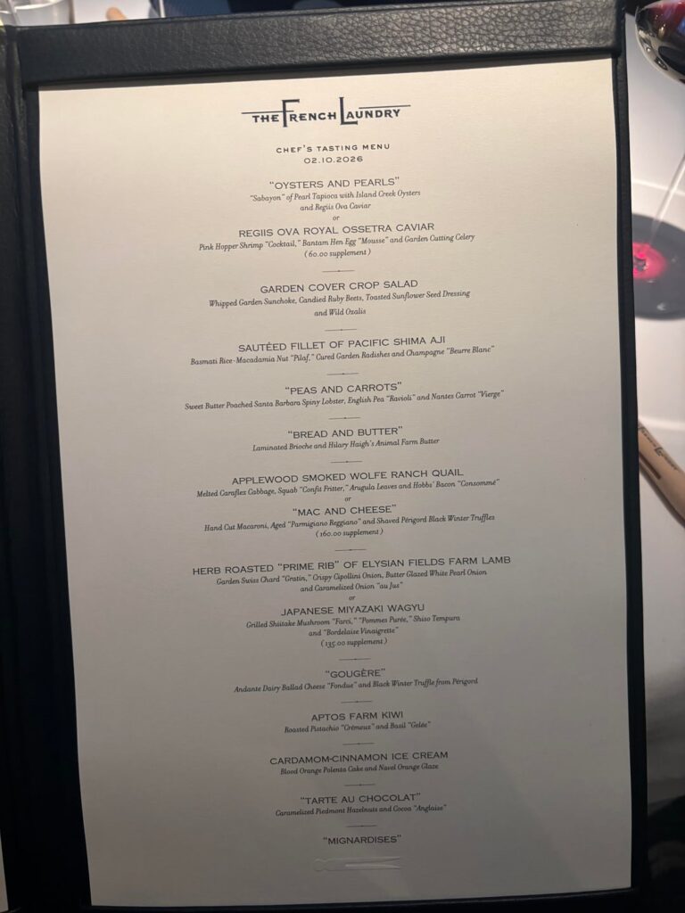 French Laundry (***) - 2/10