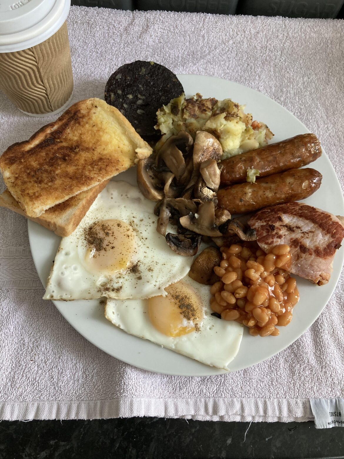 £10.50 Delivered, Full English.