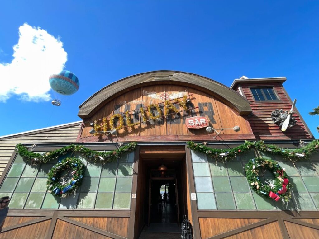 2023 Holiday Food & Drinks Coming to Jock Lindsey's Hangar Bar, Amorette's, Ganachery, and More Disney Springs Restaurants