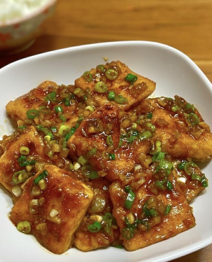 3rd day going full vegan - Grandma’s crispy tofu