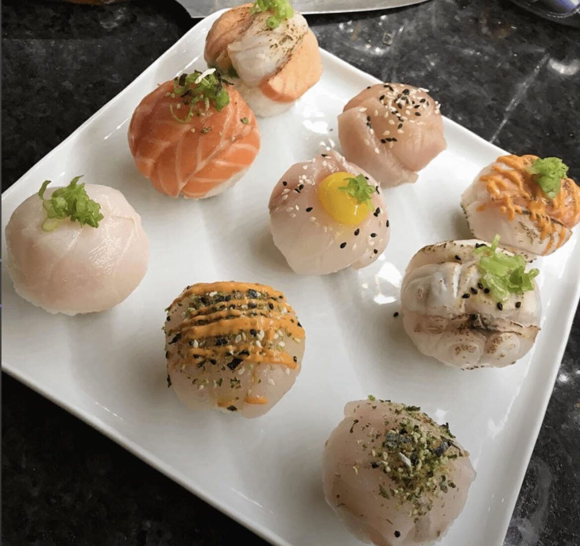 sushi balls at home what do you think and how can I improve?