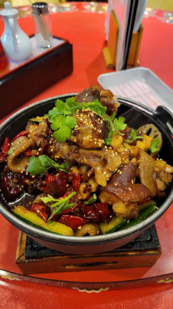 sichuan pork dry pot